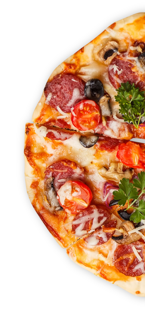 Half pizza